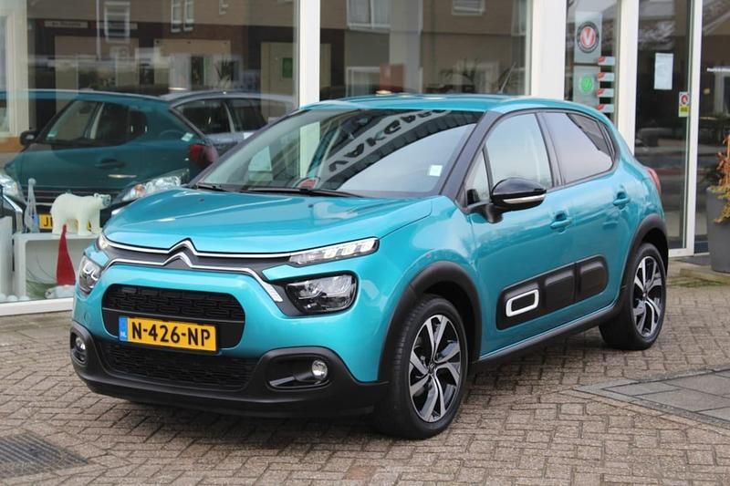 Blauw Occasion 2021 Citroën C3 Shine Hatchback | € 8.950 (Goede deal) - Afbeelding 1/4