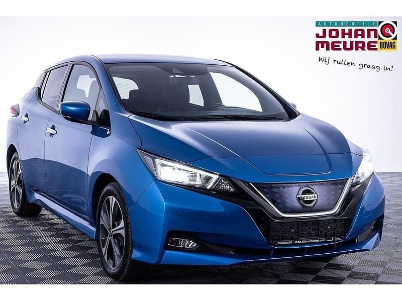 Blauw Gebruikt 2021 Nissan Leaf Tekna Hatchback | € 14.999 (Eerlijke prijs) - Afbeelding 1/4