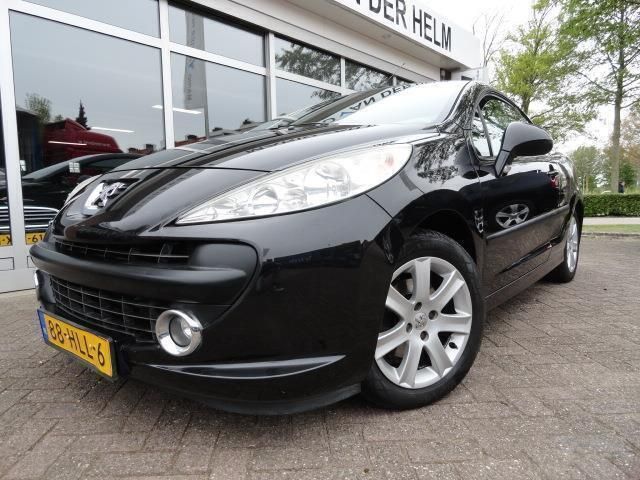 Zwart Gebruikt 2009 Peugeot 207 CC Cabriolet | € 3.950 (Eerlijke prijs) - Afbeelding 1/4