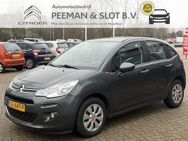 Grijs (metallic) Gebruikt 2015 Citroën C3 PureTech Hatchback | € 8.950 (Eerlijke prijs) - Afbeelding 1/4