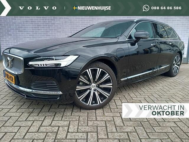 Zwart Gebruikt 2022 Volvo V90 Inscription Stationwagen | € 41.899 (Eerlijke prijs) - Afbeelding 1/4