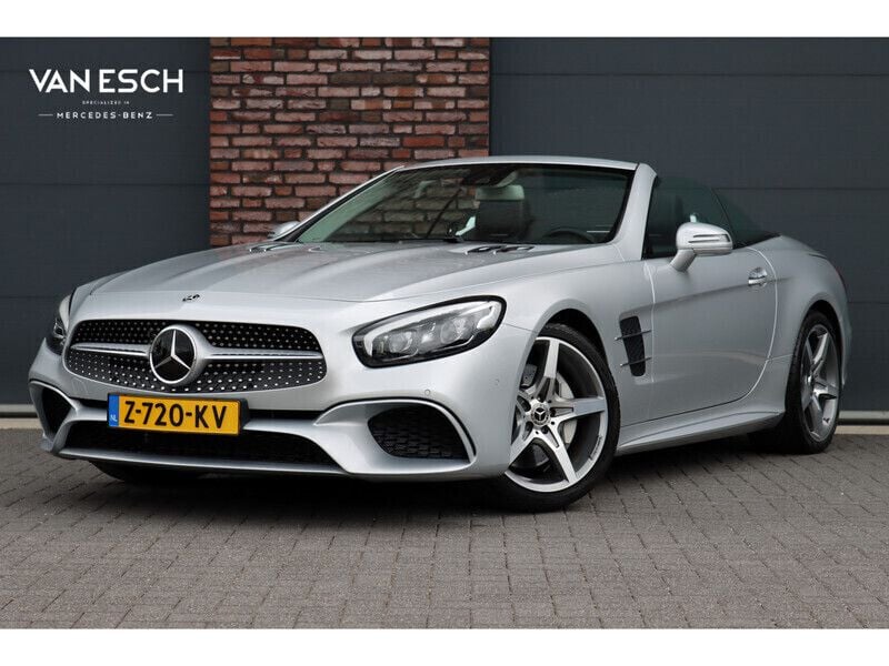 Zilver Gebruikt 2017 Mercedes SL400 AMG line Cabriolet | € 57.500 - Afbeelding 1/4