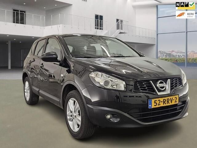 Zwart Gebruikt 2011 Nissan Qashqai Acenta SUV | € 7.450 (Super prijs) - Afbeelding 1/4