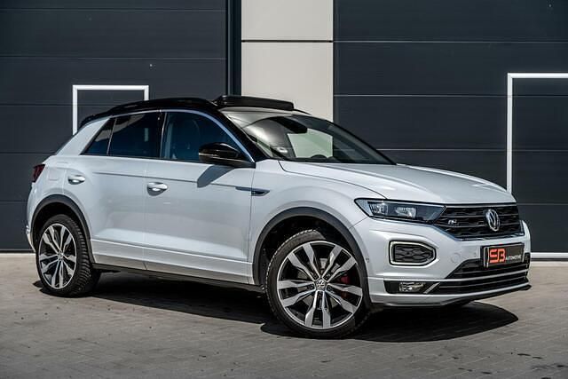 Wit Gebruikt 2019 VW T-Roc R-line SUV | € 25.950 (Iets duurder) - Afbeelding 1/4