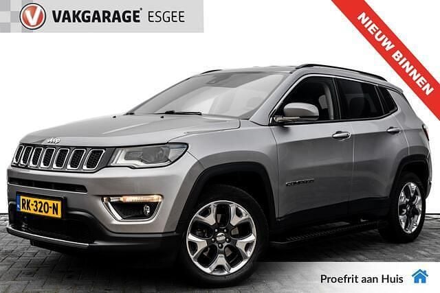 Grijs Gebruikt 2017 Jeep Compass Limited SUV | € 16.940 (Eerlijke prijs) - Afbeelding 1/4