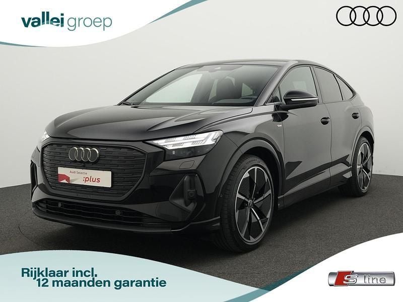 Zwart Gebruikt 2022 Audi Q4 Sportback e-tron Comfort SUV | € 39.950 (Eerlijke prijs) - Afbeelding 1/4