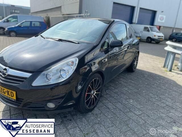 Occasion Opel Corsa Enjoy 90 PK (66 kW) 2008 Zwart Stationwagen