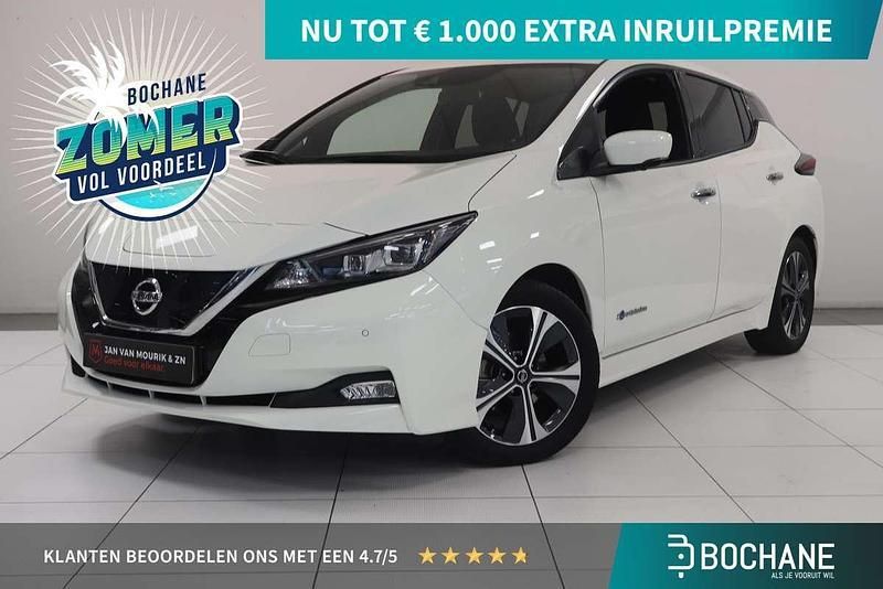 Wit Gebruikt 2021 Nissan Leaf 360º Hatchback | € 13.900 (Super prijs) - Afbeelding 1/4