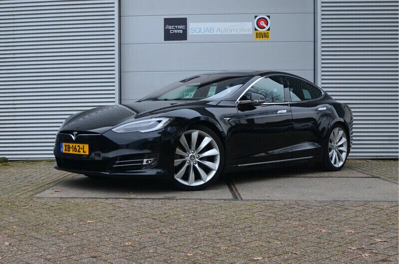 Zwart, metallic lak Gebruikt 2018 Tesla Model S Sedan | € 34.999 (Eerlijke prijs) - Afbeelding 1/4
