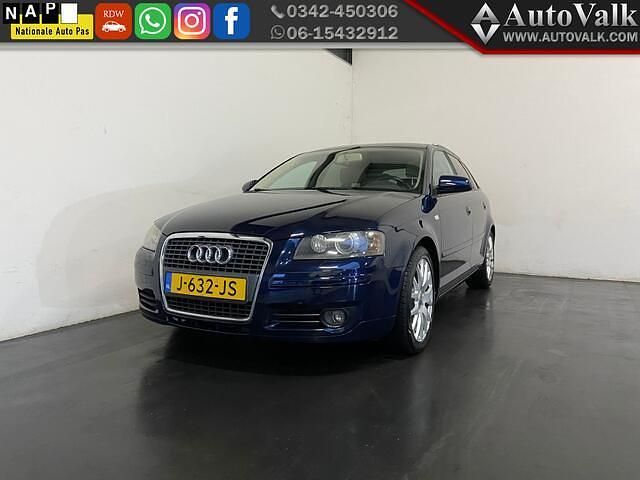 Blauw Occasion 2007 Audi A3 Sportback Attraction Hatchback | € 4.949 (Eerlijke prijs) - Afbeelding 1/4