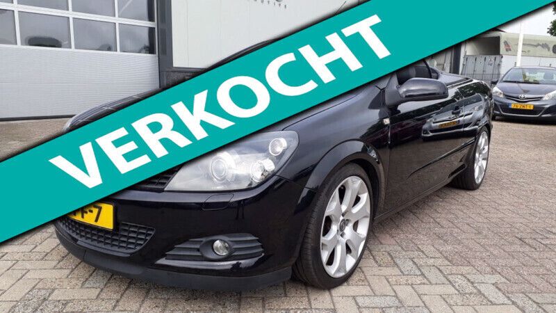 Zwart Occasion 2009 Opel Astra Cabriolet Cosmo Cabriolet | € 1.450 (Super prijs) - Afbeelding 1/4