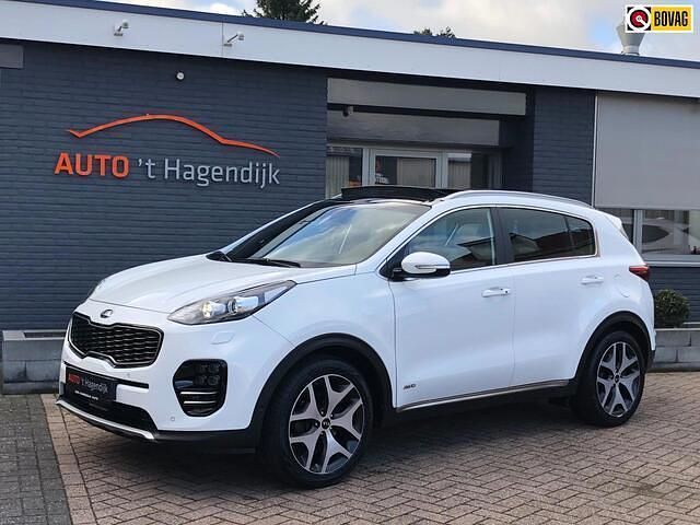 Wit Gebruikt 2017 Kia Sportage GT-Line SUV | € 21.450 (Eerlijke prijs) - Afbeelding 1/4