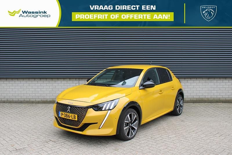 Geel Gebruikt 2022 Peugeot e-208 GTi Hatchback | € 18.935 (Eerlijke prijs) - Afbeelding 1/4