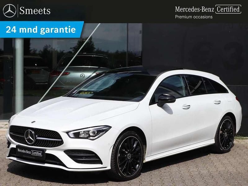 Wit Gebruikt 2023 Mercedes CLA250e Shooting Brake AMG line Stationwagen | € 39.888 (Iets duurder) - Afbeelding 1/4