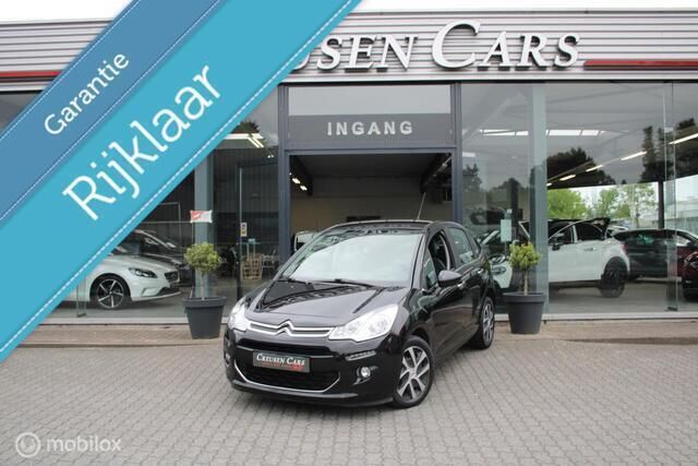 Zwart Gebruikt 2016 Citroën C3 Exclusive Hatchback | € 9.950 (Goede deal) - Afbeelding 1/4