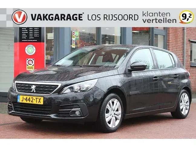 Zwart (metallic) Gebruikt 2020 Peugeot 308 Active Hatchback | € 9.990 (Eerlijke prijs) - Afbeelding 1/4