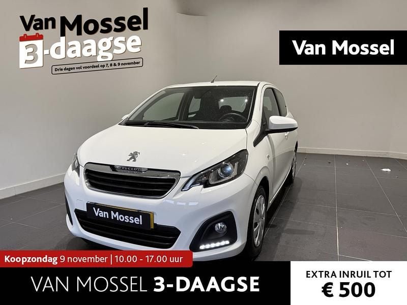 Wit Gebruikt 2019 Peugeot 108 Active Hatchback | € 8.240 (Eerlijke prijs) - Afbeelding 1/4