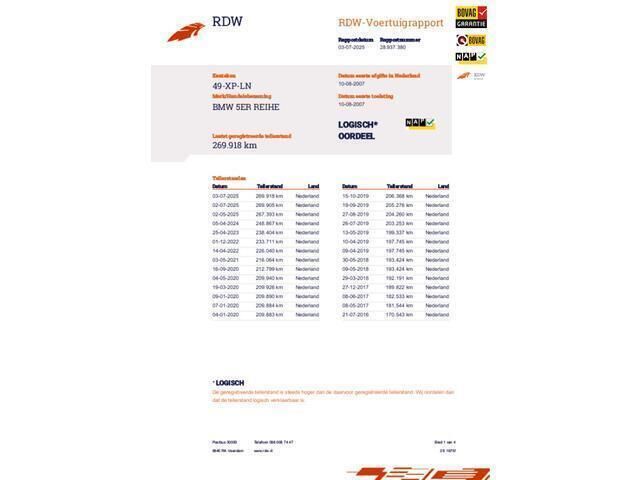 Grijs Gebruikt 2007 BMW 523 Stationwagen | € 5.299 (Eerlijke prijs) - Afbeelding 1/4
