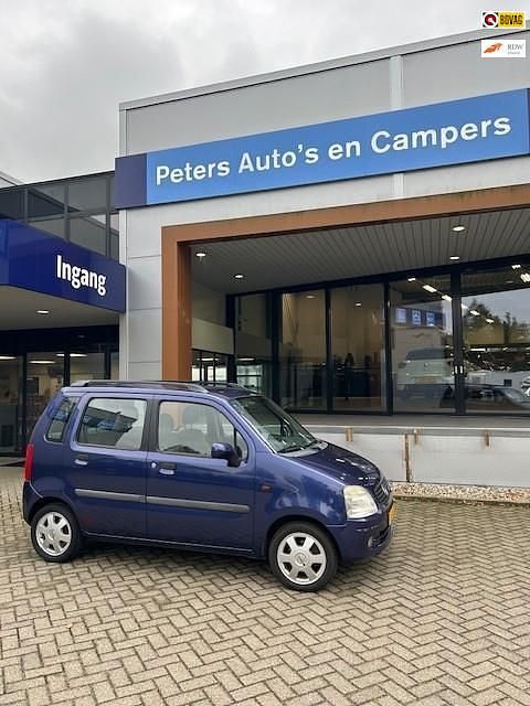 Blauw Gebruikt 2001 Opel Agila Elegance Hatchback | € 2.490 (Duur) - Afbeelding 1/4