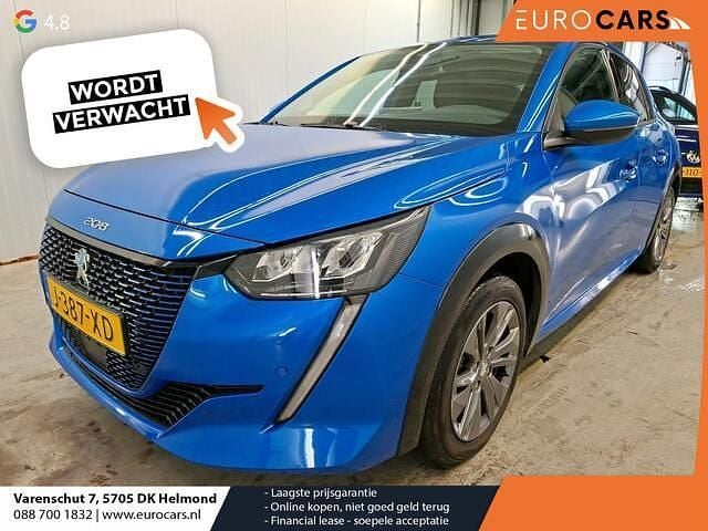 Blauw Gebruikt 2020 Peugeot e-208 Allure Hatchback | € 12.890 (Goede deal) - Afbeelding 1/4