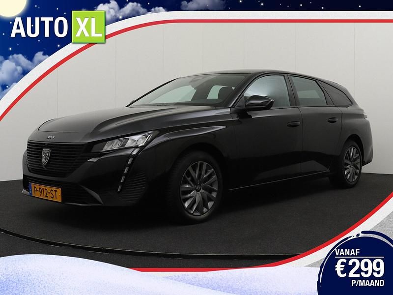 Zwart Gebruikt 2022 Peugeot 308 Business-Line Stationwagen | € 18.940 (Eerlijke prijs) - Afbeelding 1/4