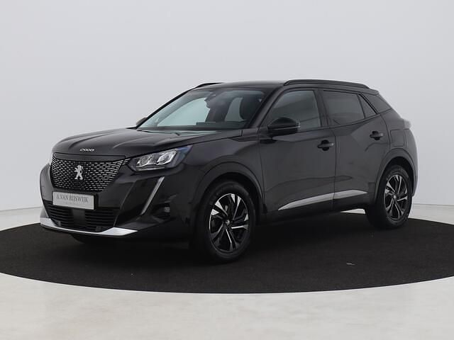 Zwart Gebruikt 2021 Peugeot 2008 Allure SUV | € 17.400 (Goede deal) - Afbeelding 1/4