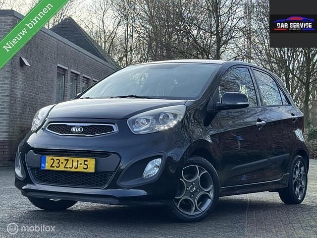 Zwart Occasion 2012 Kia Picanto Hatchback | € 4.399 (Eerlijke prijs) - Afbeelding 1/4
