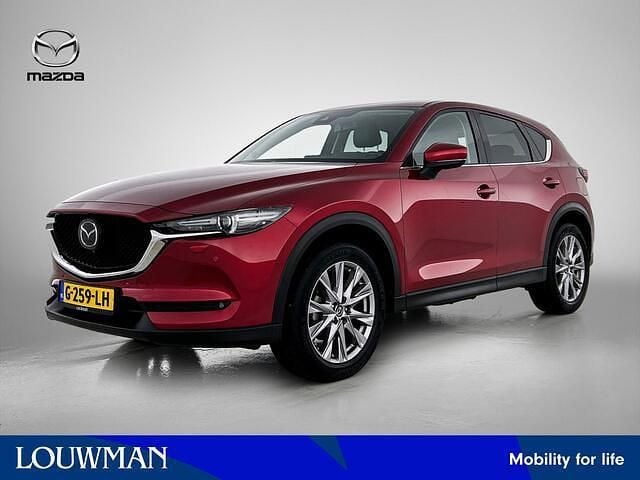 Rood parelmoer Gebruikt 2019 Mazda CX-5 Luxury SUV | € 28.445 (Eerlijke prijs) - Afbeelding 1/4