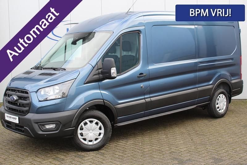 Blauw Nieuw 2024 Ford Transit Trend Van | € 39.950 (Duur) - Afbeelding 1/3