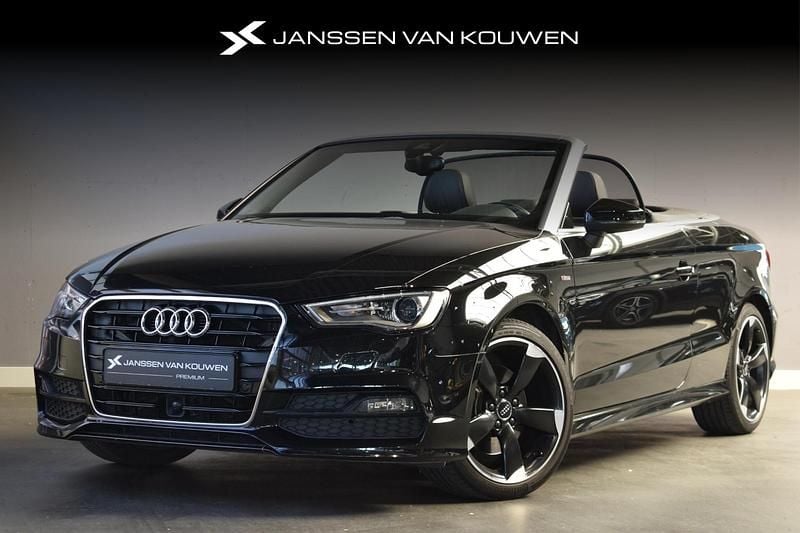 Zwart Gebruikt 2015 Audi A3 Cabriolet Ambition Cabriolet | € 18.885 (Eerlijke prijs) - Afbeelding 1/4