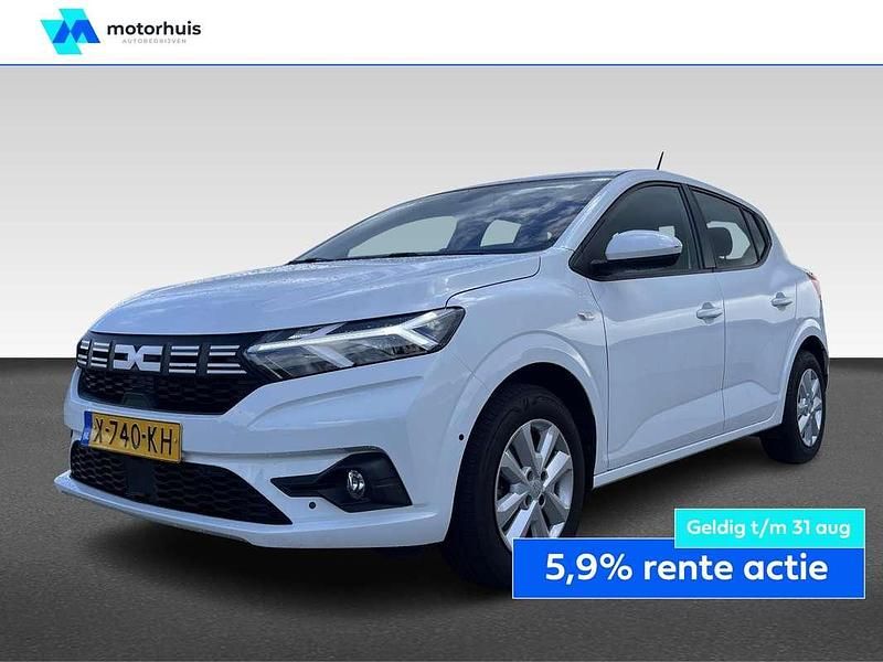 Wit Gebruikt 2023 Dacia Sandero Expression Hatchback | € 15.845 (Goede deal) - Afbeelding 1/4