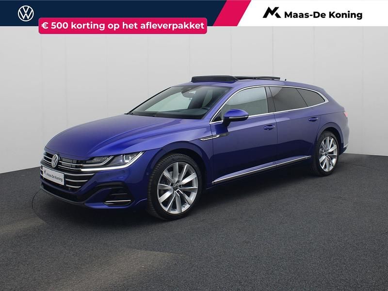 Blauw Gebruikt 2023 VW Arteon R-line Stationwagen | € 39.440 (Eerlijke prijs) - Afbeelding 1/4