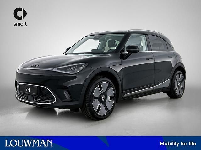 Nieuw Smart #1 Edition #1 200 kW (272 PK) 2025 Meta black metallic (donker zwart metallic) SUV