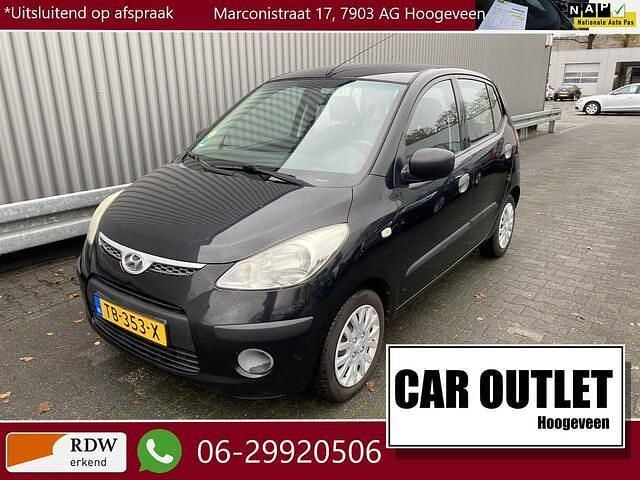 Zwart (metallic) Gebruikt 2010 Hyundai i10 Active Hatchback | € 1.650 (Goede deal) - Afbeelding 1/4