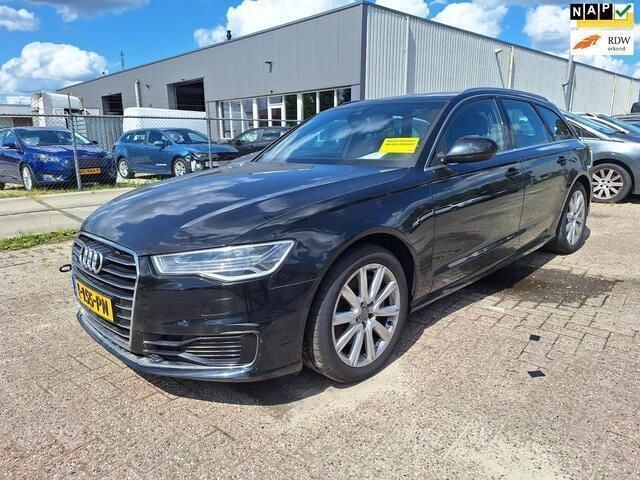 Zwart Gebruikt 2016 Audi A6 Premium Stationwagen | € 8.950 (Super prijs) - Afbeelding 1/4