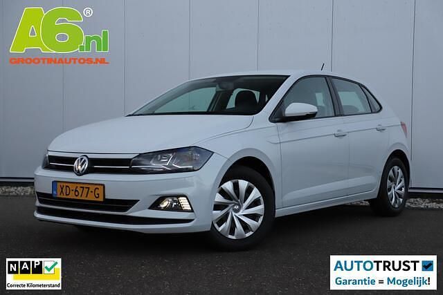 Wit Gebruikt 2018 VW Polo Comfortline Hatchback | € 10.999 (Goede deal) - Afbeelding 1/4