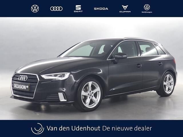 Zwart Gebruikt 2019 Audi A3 Sportback Sport Hatchback | € 15.750 (Eerlijke prijs) - Afbeelding 1/4