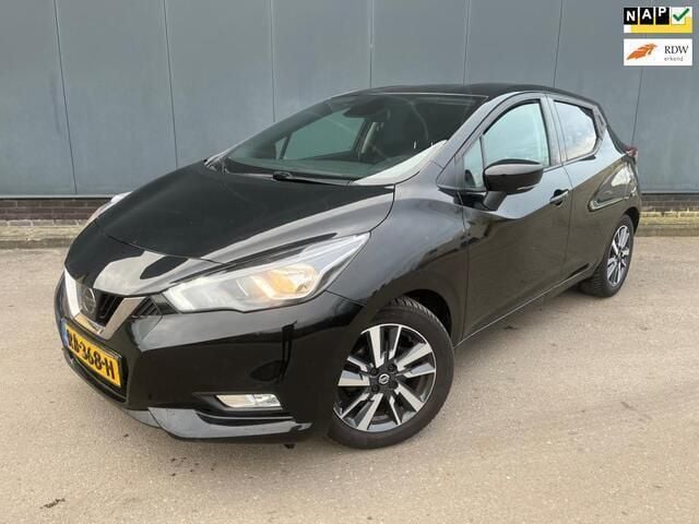 Zwart Gebruikt 2017 Nissan Micra N-Connecta Hatchback | € 8.650 (Eerlijke prijs) - Afbeelding 1/4