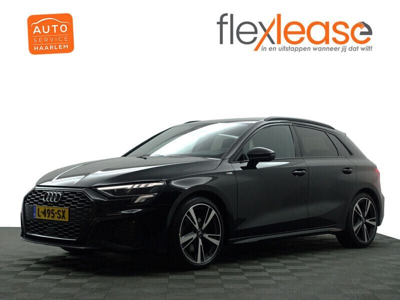 Zwart metallic Gebruikt 2020 Audi A3 Sportback e-tron S-Line Sedan | € 22.900 - Afbeelding 1/4