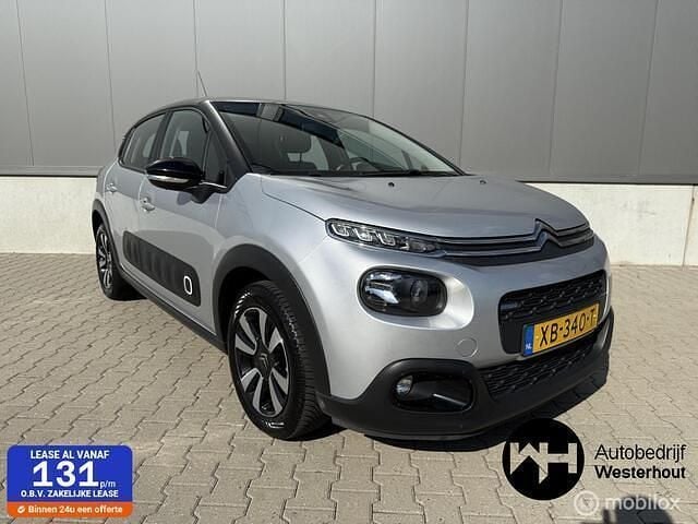 Grijs Gebruikt 2017 Citroën C3 PureTech Hatchback | € 7.945 (Goede deal) - Afbeelding 1/4