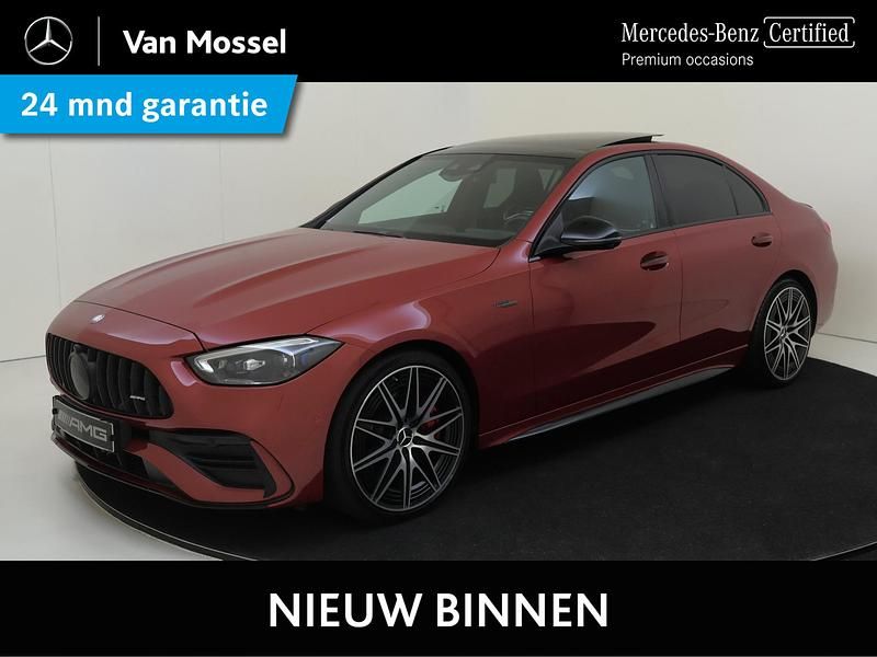 Rood Gebruikt 2025 Mercedes C43 AMG Premium Plus Sedan | € 84.945 (Eerlijke prijs) - Afbeelding 1/4