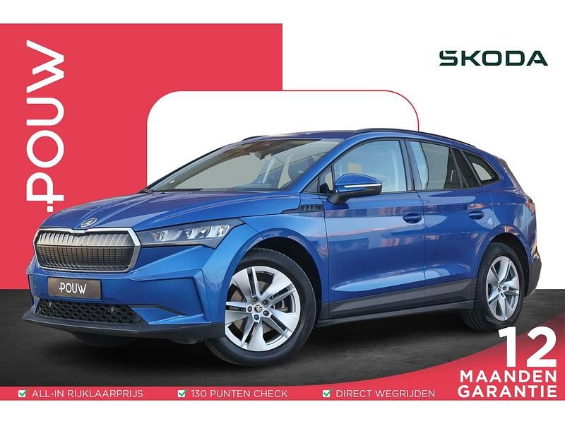 Blauw Occasion 2021 Skoda Enyaq iV SUV | € 20.900 (Super prijs) - Afbeelding 1/4