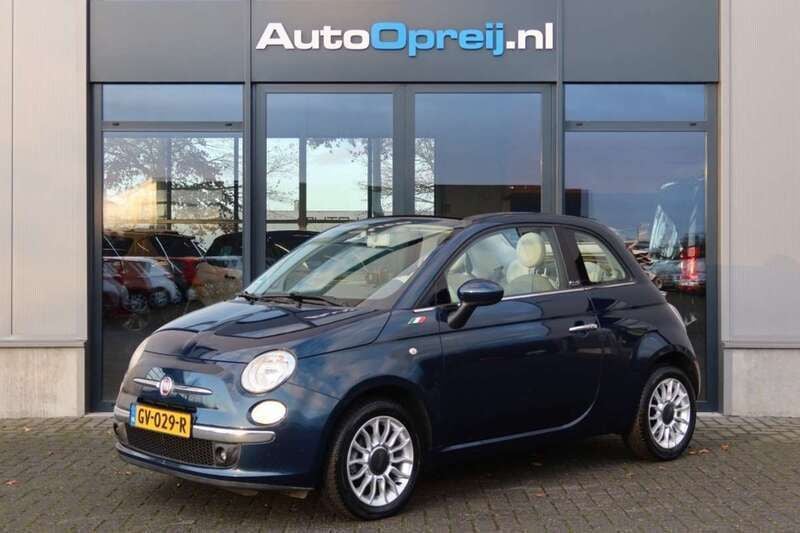 Blauw Gebruikt 2012 Fiat 500C Lounge Cabriolet | € 7.245 (Eerlijke prijs) - Afbeelding 1/4