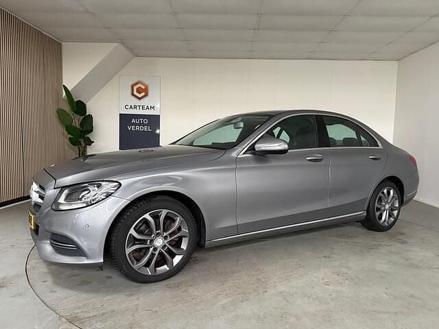 Occasion Mercedes C180 Prestige 157 PK (115 kW) 2015 Grijs (metallic) Sedan