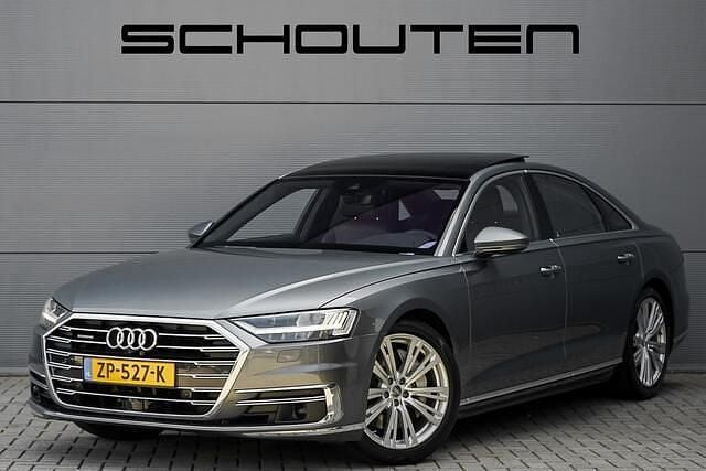 Grijs (metallic) Gebruikt 2018 Audi A8 Proline Sedan | € 46.900 (Eerlijke prijs) - Afbeelding 1/3