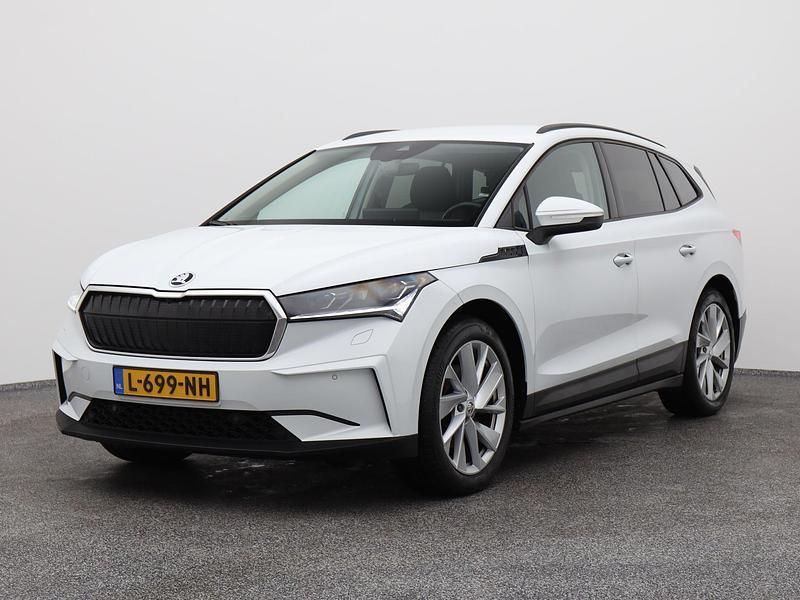 Wit Gebruikt 2021 Skoda Enyaq iV First Edition SUV | € 18.500 (Goede deal) - Afbeelding 1/4