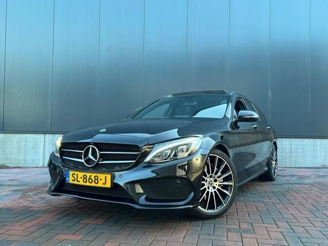 Zwart, metallic lak Gebruikt 2018 Mercedes C36 AMG Premium Plus Stationwagen | € 24.899 - Afbeelding 1/4