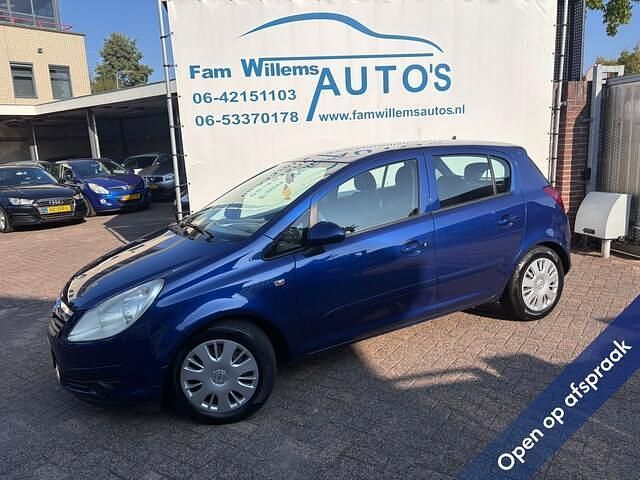 Blauw Gebruikt 2008 Opel Corsa Business Hatchback | € 2.499 (Eerlijke prijs) - Afbeelding 1/4