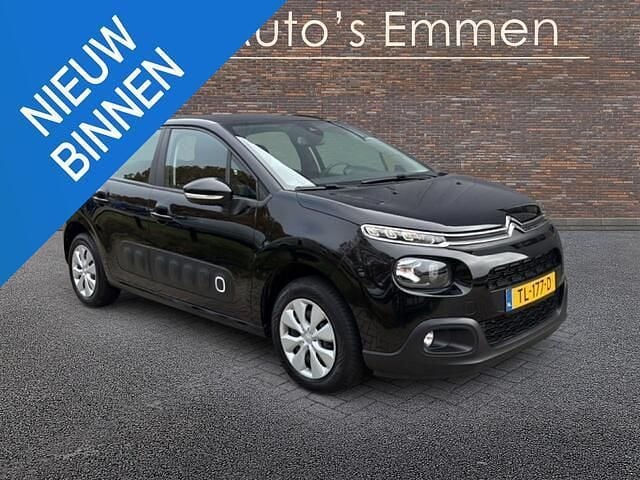 Zwart Gebruikt 2018 Citroën C3 Hatchback | € 8.499 (Eerlijke prijs) - Afbeelding 1/4