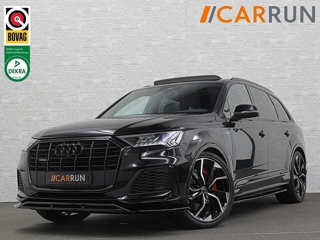 Zwart Occasion 2020 Audi Q7 S-Line SUV | € 58.800 (Eerlijke prijs) - Afbeelding 1/4